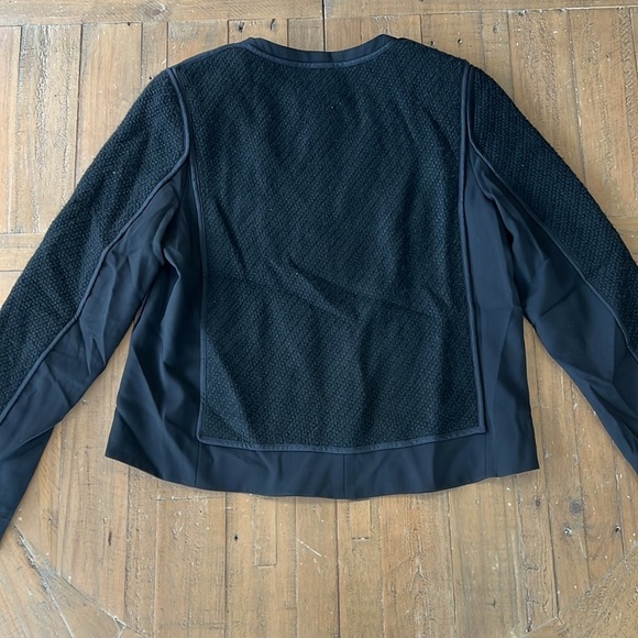 Vince women’s black paneled wool Boucle blazer jacket - Picture 8 of 12